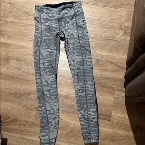 Athleta Gray Camouflage Leggings
